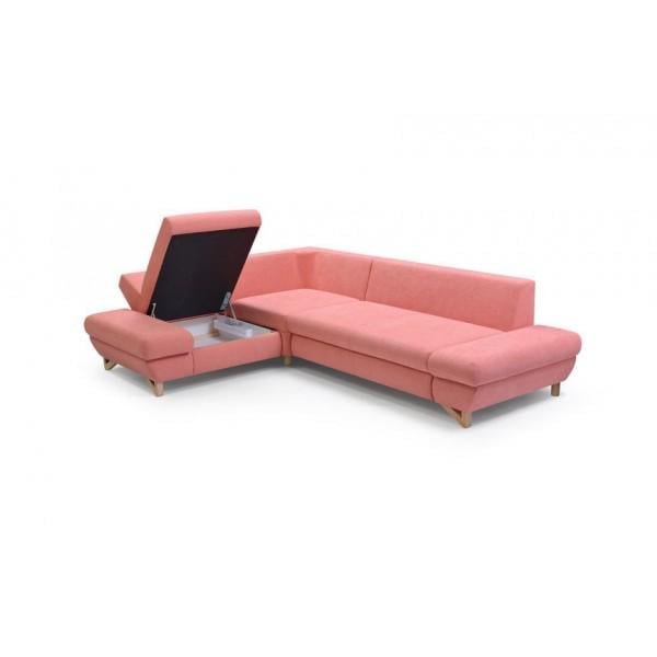 Диван угловой раскладной Perfect Home Avesta II натуральное дерево ДСП/ткань Primo 52 Розовый (49572) - фото 3 Диван угловой раскладной Perfect Home Avesta II натуральное дерево ДСП/ткань Primo 52 Розовый (49572) - фото 3