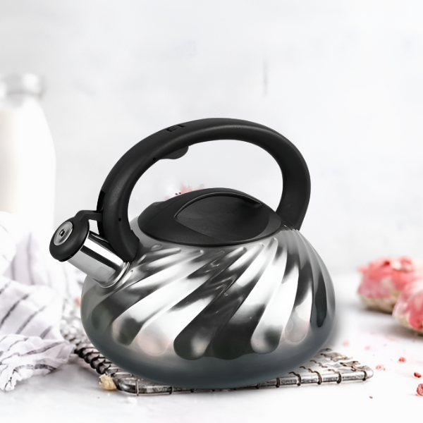 Чайник з декоративним рифленням 3 л Графітовий (MR-1321) - фото 5 Чайник з декоративним рифленням 3 л Графітовий (MR-1321) - фото 5