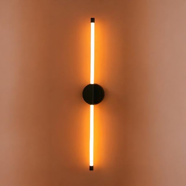 Настенное LED-бра Valeso с двумя источниками света 4000К IP20 THB63812A-1 12W Черный (28686214)