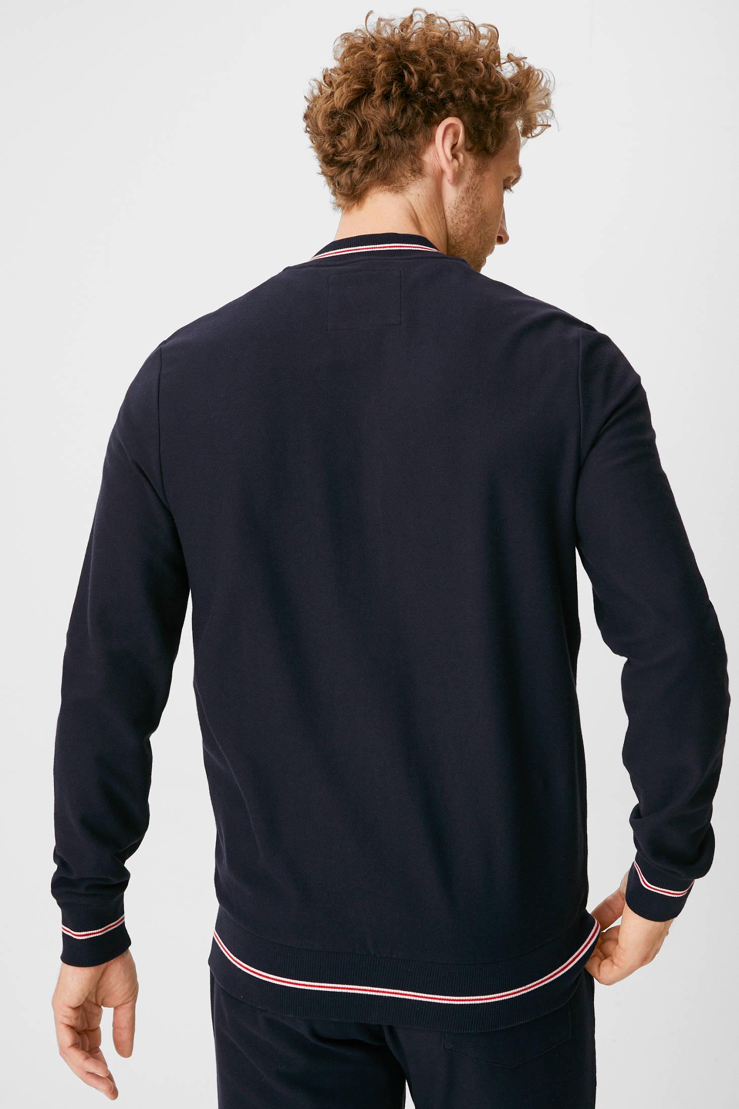 Кофта мужская на молнии C&A размер L Темно-синий (2124057) - фото 2 Кофта мужская на молнии C&A размер L Темно-синий (2124057) - фото 2