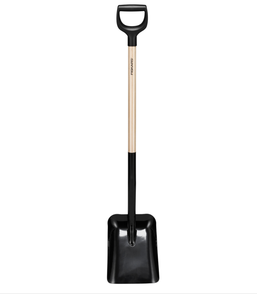 Лопата совковая Fiskars PRIMA FSC Черный (1066727) Лопата совковая Fiskars PRIMA FSC Черный (1066727)