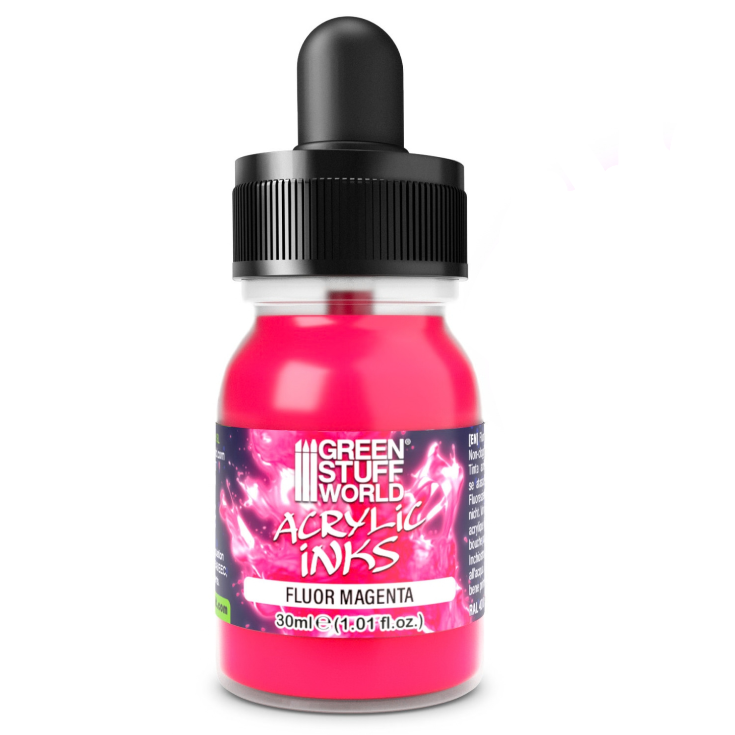 Тушь акриловая GSW Acrylic lnks 30 мл Fluor Magenta (2822227655)