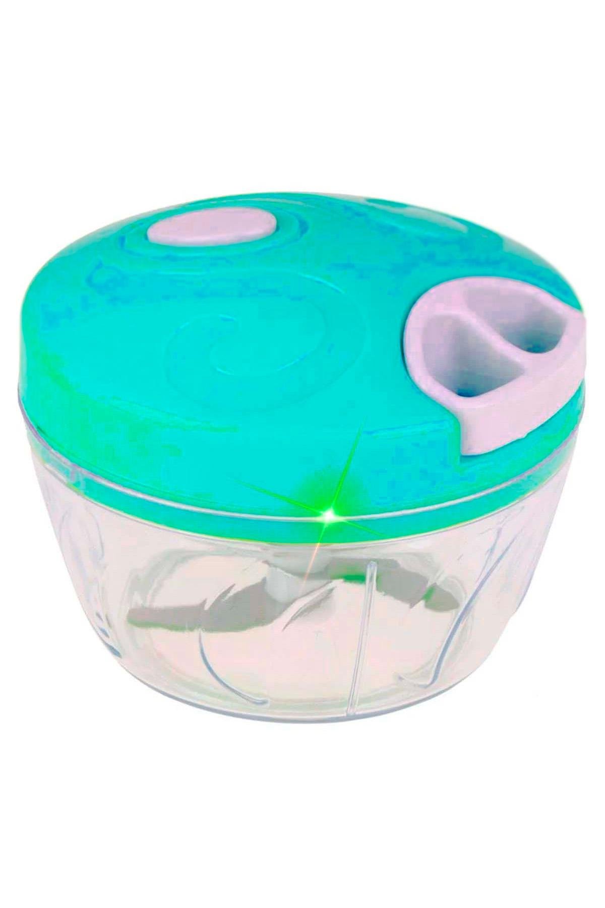 Подрібнювач кухонний BRS для фруктів і овочів ручний Blue (23463055)