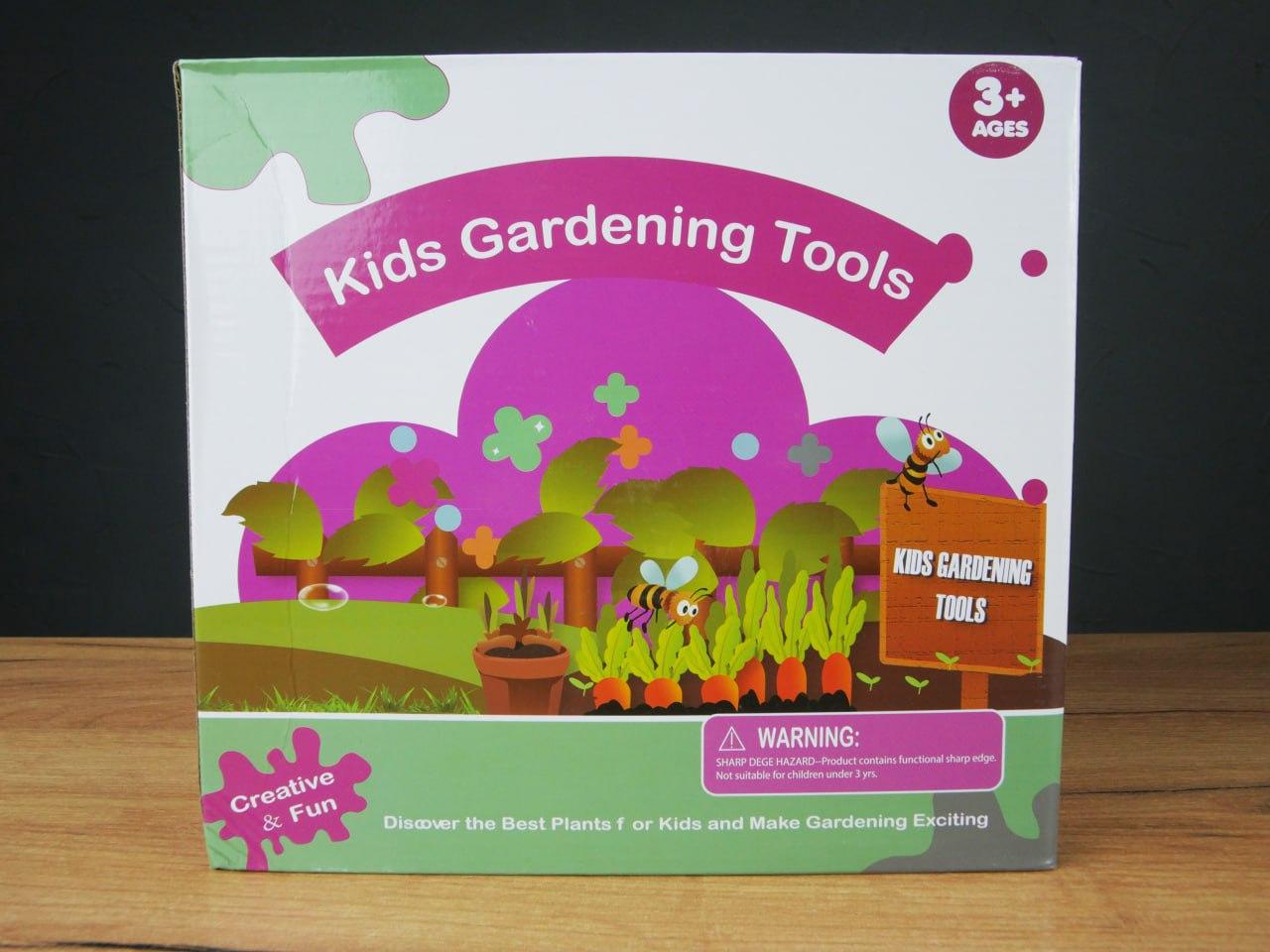 Набір ігровий садівника 168-98 інструменти/органайзер/розпилювач/поливалка/3 горщики/рукавички/фартух (164997) - фото 5