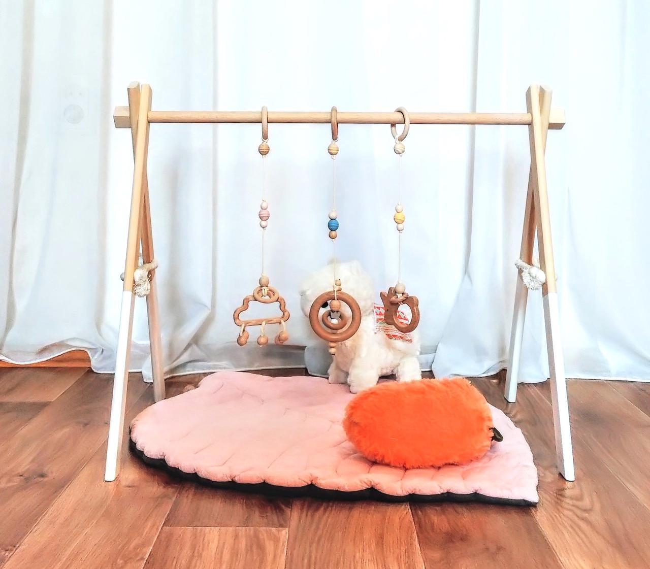 Мобіль підлоговий Baby Gym без іграшок Білий (BWW-011)