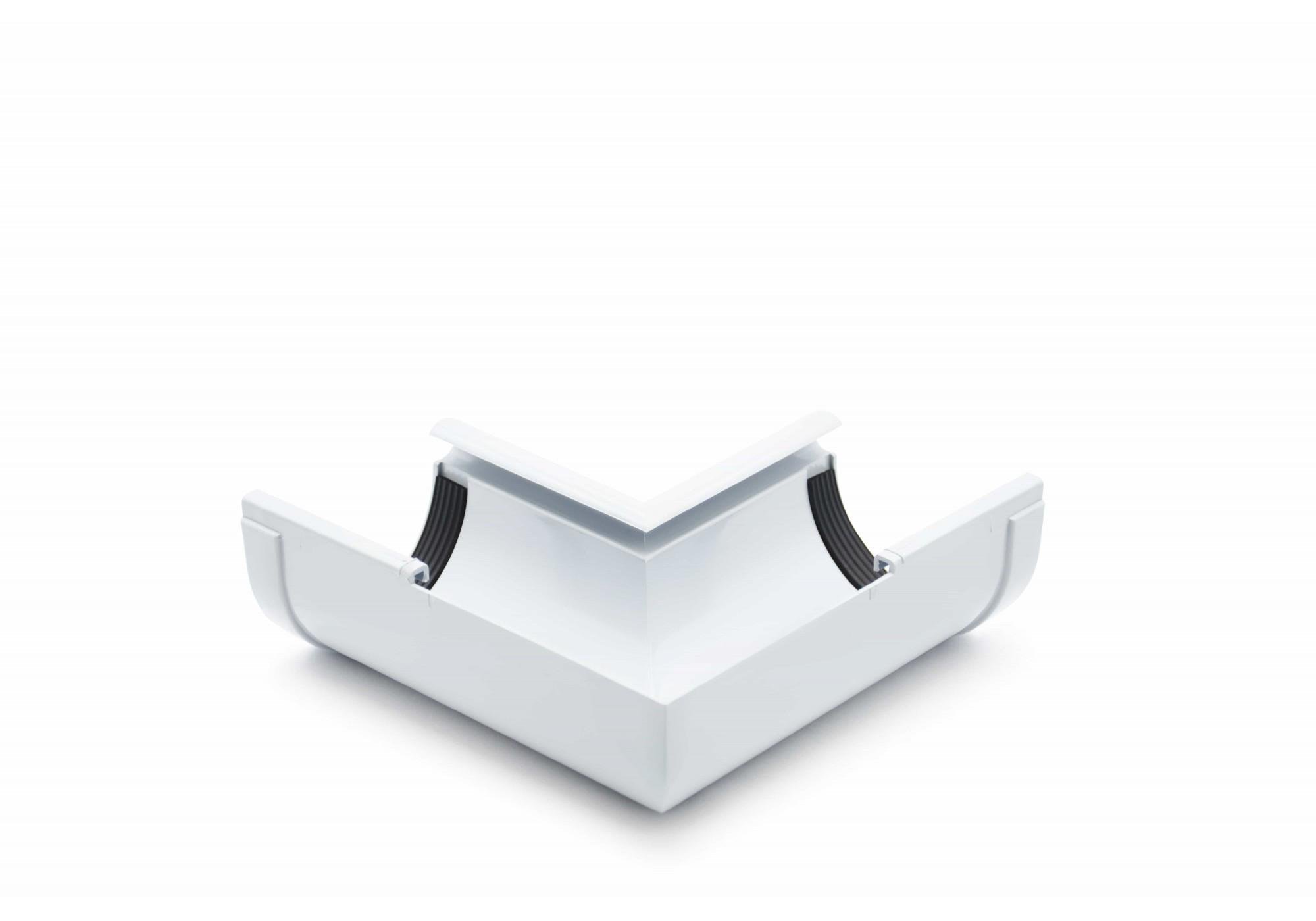 Угол желоба внутренний RAINWAY 90° 130/100 Серый (201120232010)