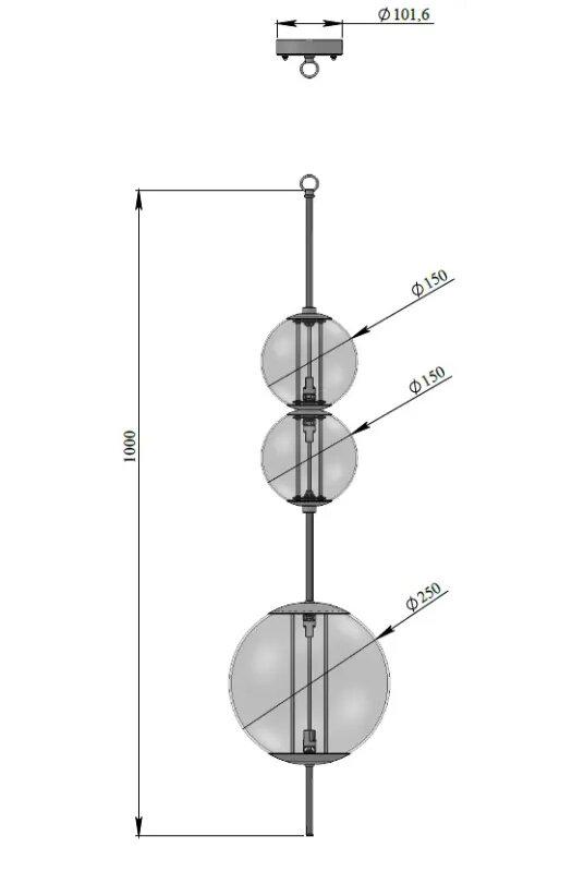 Люстра Pikart Lights Bubles 24905-1 - фото 4 Люстра Pikart Lights Bubles 24905-1 - фото 4