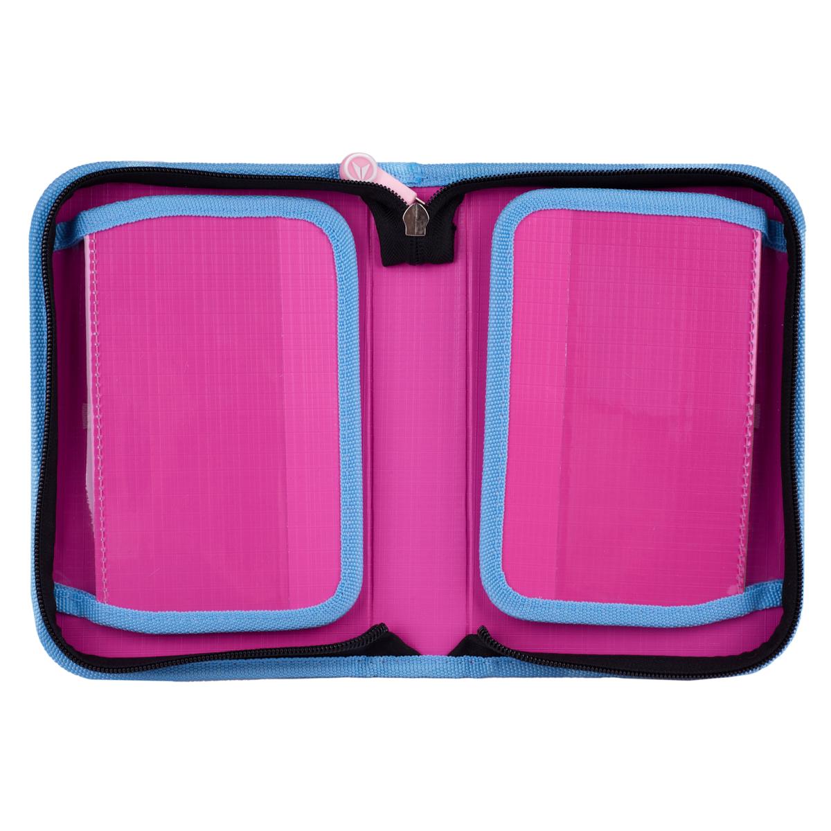 Пенал твердый одинарный с двумя клапанами YES Cute Unicorn HP-04 - фото 3