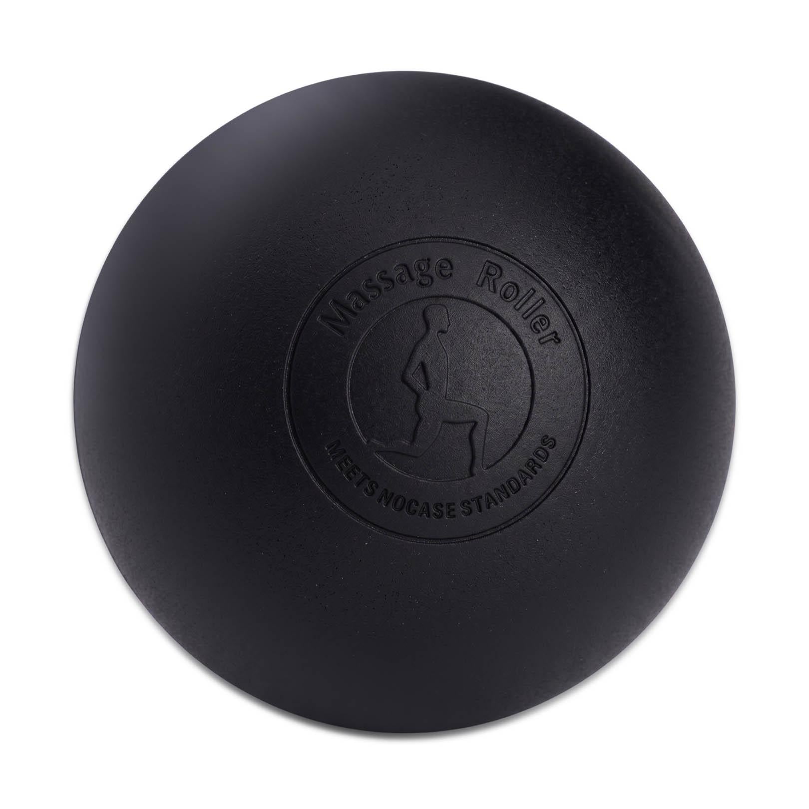 Массажный мячик EasyFit каучуковый 6,5 см Черный (EF-MM65-BK)