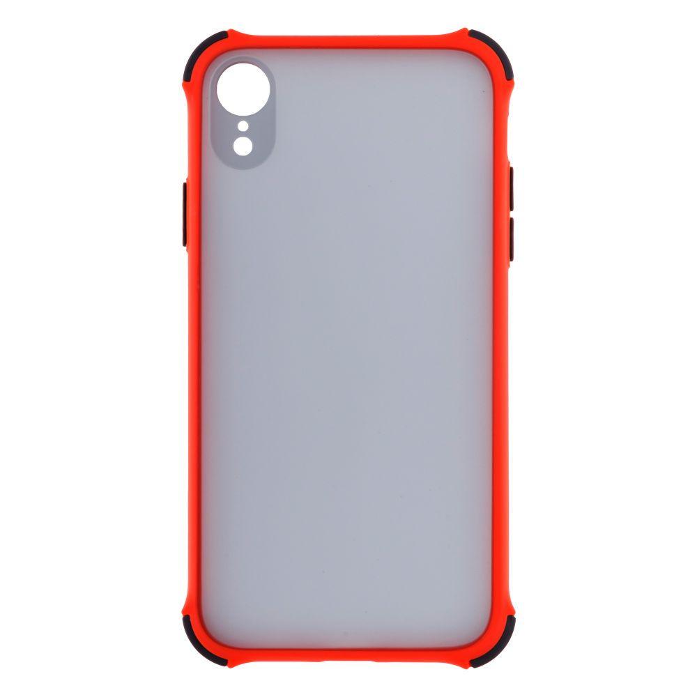 Силиконовый Чехол Накладка Avenger Armor Dark with Frame для iPhone Xr Красный