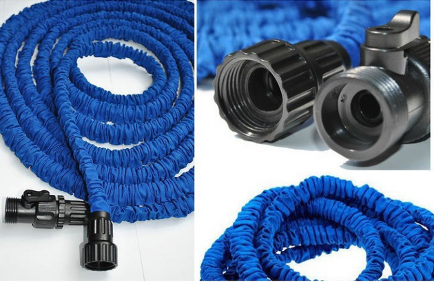 Шланг для поливу з розпилювачем що розтягується MAGIC HOSE V-HOSE PRO 75 м/250ft Синій (2873) - фото 3 Шланг для поливу з розпилювачем що розтягується MAGIC HOSE V-HOSE PRO 75 м/250ft Синій (2873) - фото 3