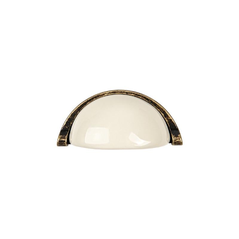 Мебельная ручка Ferro Fiori CR 9007.96 Бронзовый/Молочный (116326)