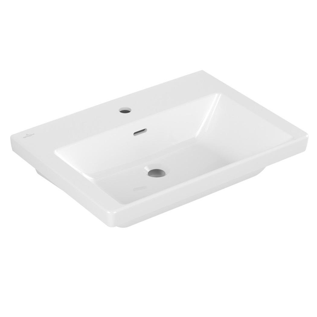 Умывальник подвесной Villeroy&Boch SUBWAY 3.0 4А706501 650x470x170 мм Белый (115701)