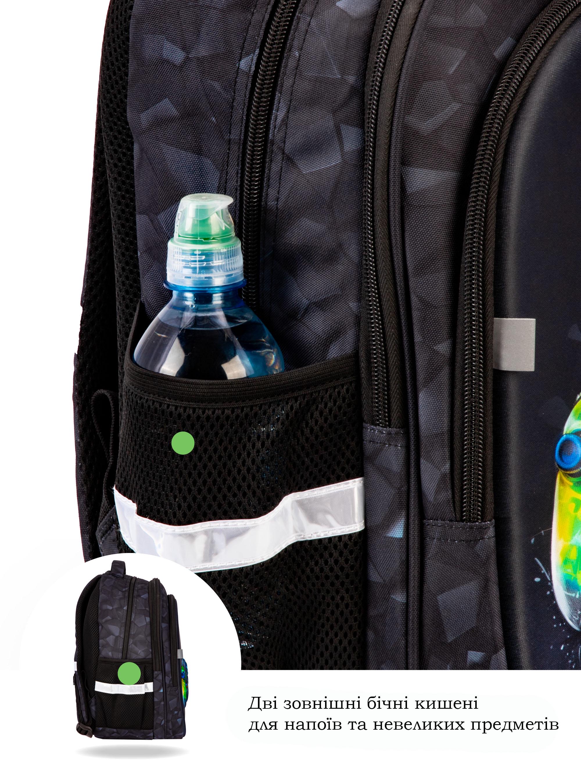 Школьный рюкзак для мальчика School Standard Джостик ортопедический для начальной школы 38х30х18 см (150-21) - фото 8