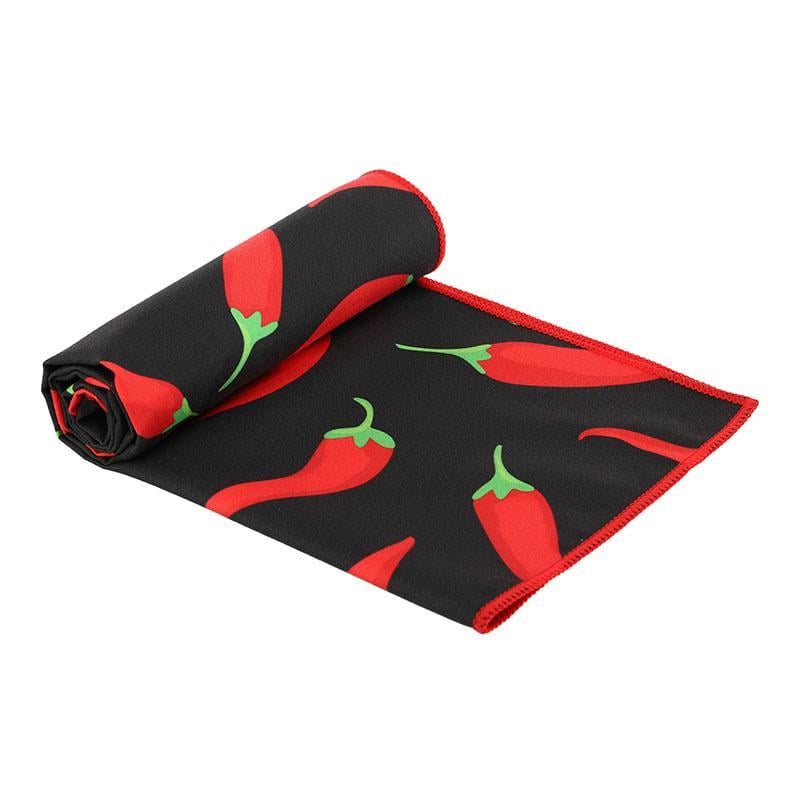 Полотенце спортивное Mad Wave Spicy M076304100W Черное (33444017)