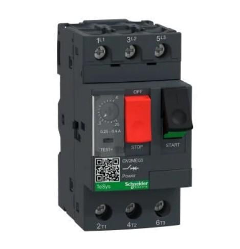 Автоматический выключатель защиты двигателя Schneider Electric 0,25-0,40 (GV2ME03)