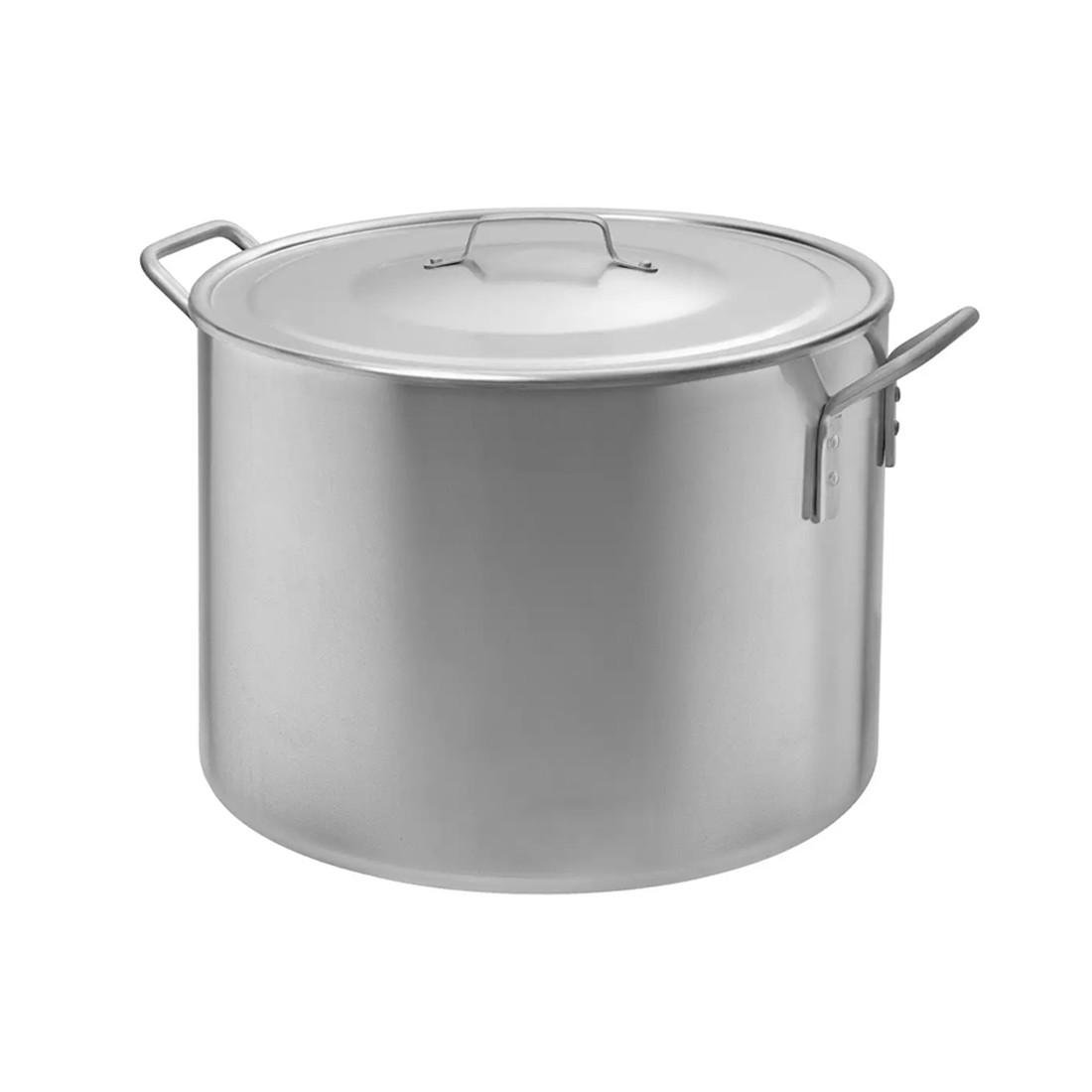 Кастрюля с крышкой Interos алюминиевая 50 л 44 см