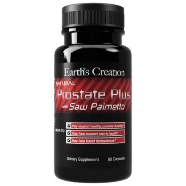 Комплекс рослинний Earths Creation Natural Prostate Plus with Saw Palmetto для простати 60 капс. (00000038146)