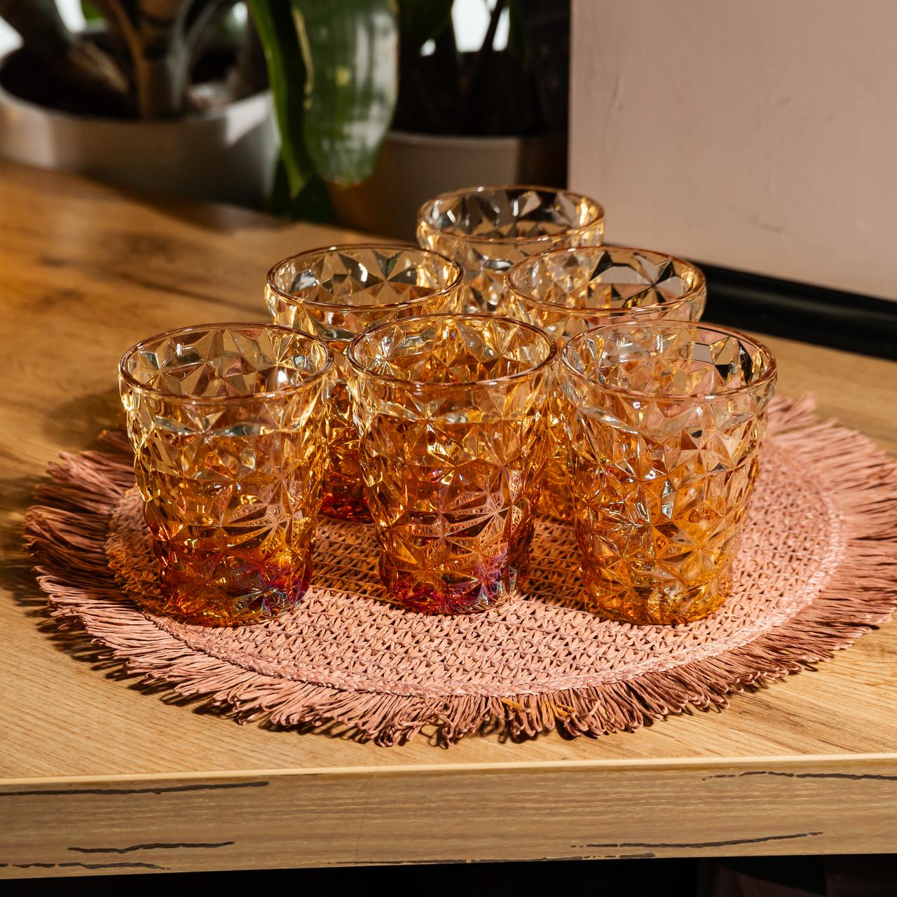 Набор стаканов Amber Ice 6 штук 250 мл (HP-19-192)