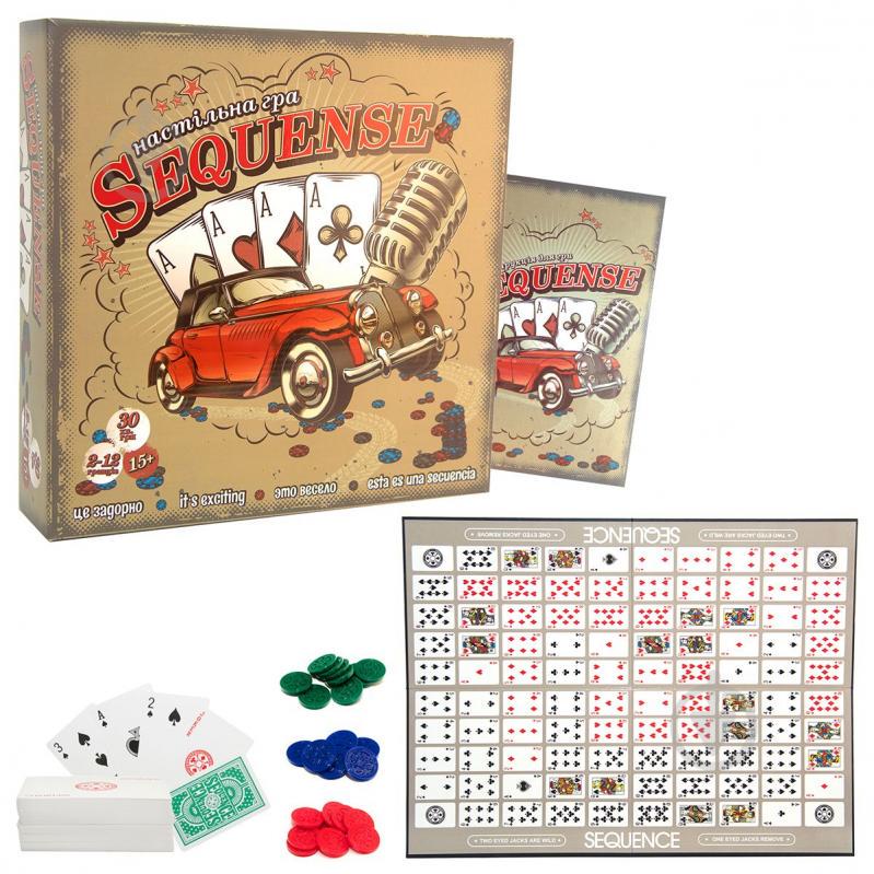 Настольная игра Sequenсe укр Strateg (30361)
