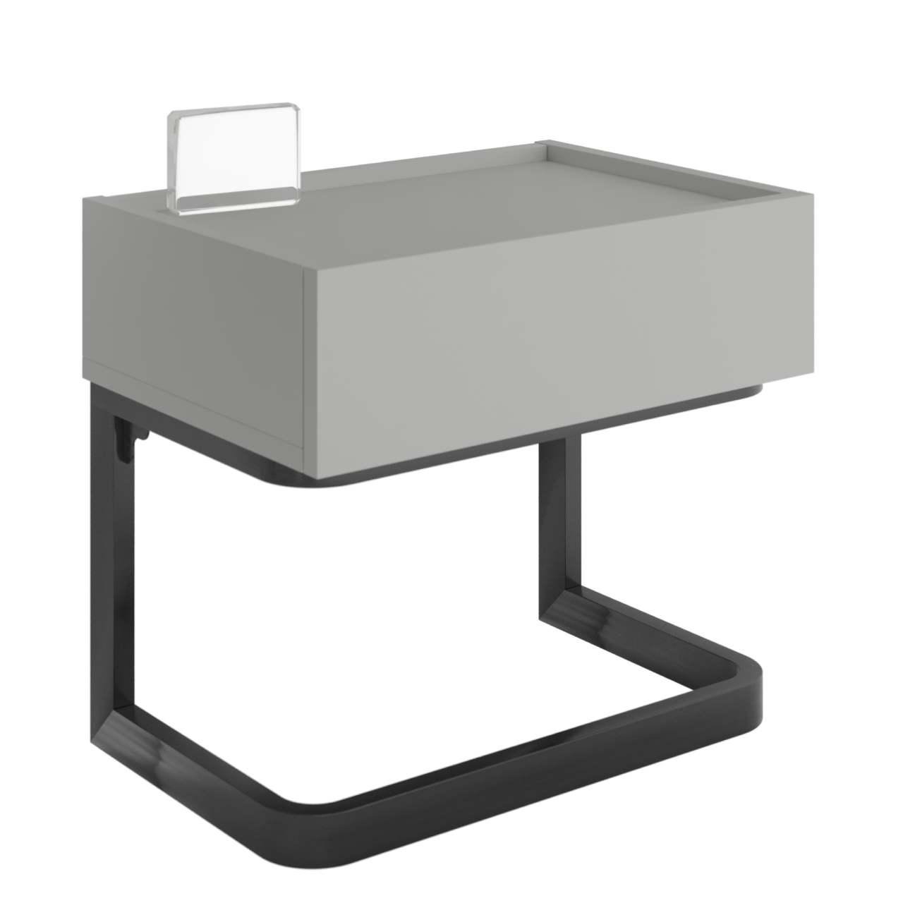 Тумба прикроватная Win Мебель Air в минималистическом стиле Серая Мышка (27766419) - фото 4 Тумба прикроватная Win Мебель Air в минималистическом стиле Серая Мышка (27766419) - фото 4