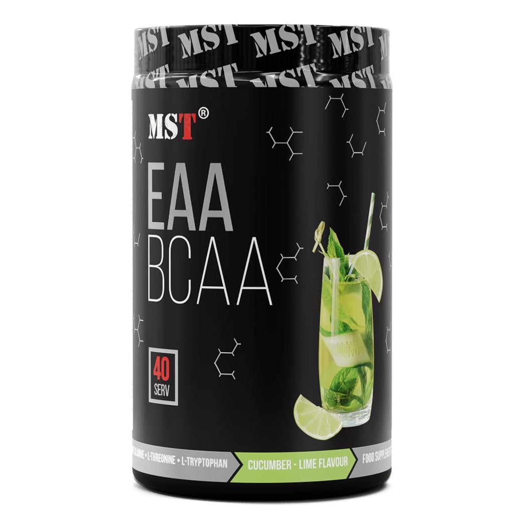 Аминокислота MST BCAA & EAA Zero Огурец-лайм 520 г (11084-09)