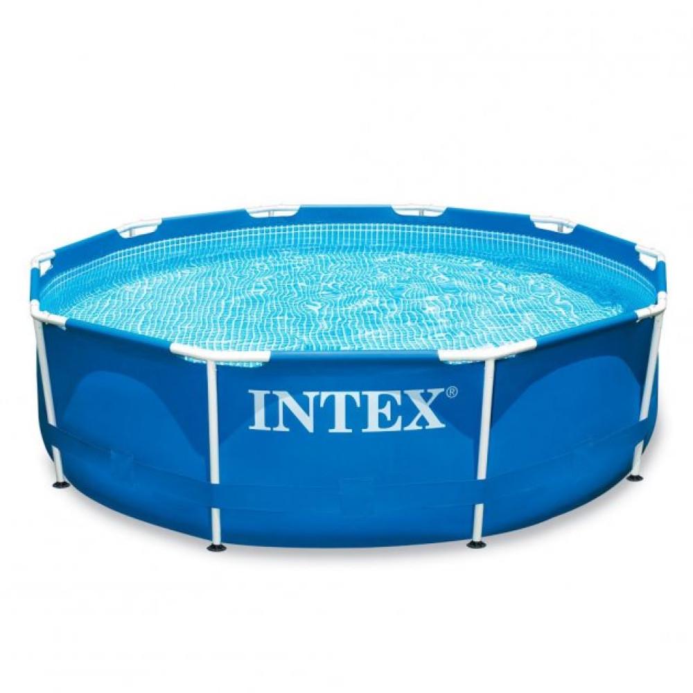 Каркасный бассейн семейный Intex 28200 305x76см 4485л Синий