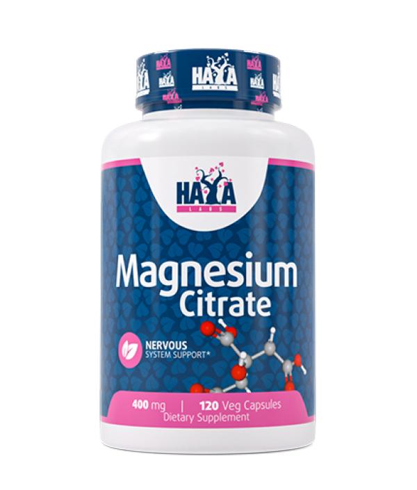 Цитрат магния Haya Labs Magnesium Citrate 400 мг 120 кап.