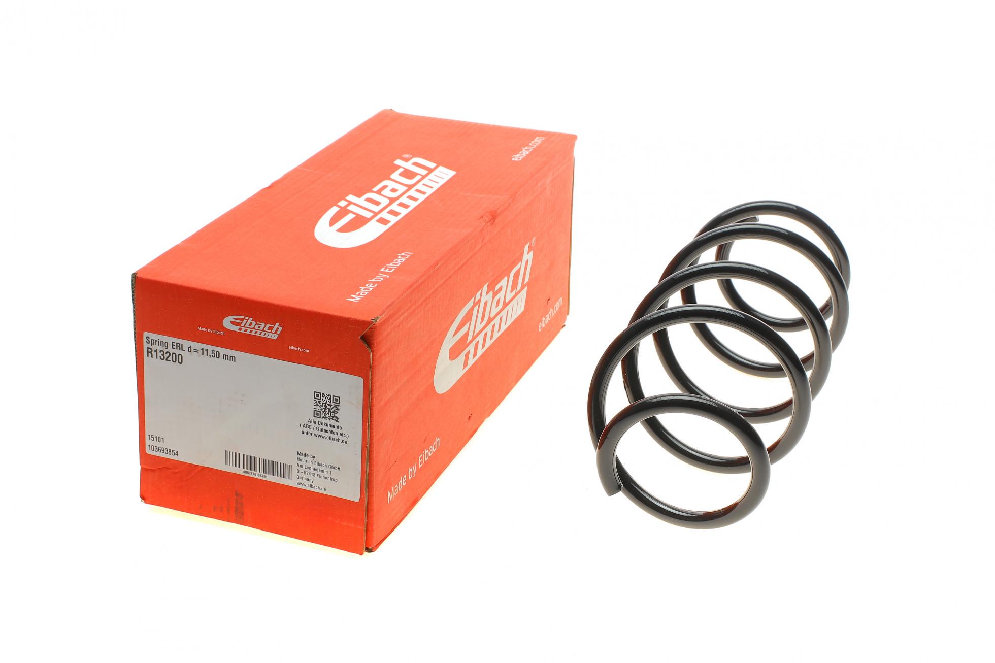 Пружина подвески передняя EIBACH для Ford Fiesta 1.0-1.4 09- 1.0/1.25 09- фургон (R13200)