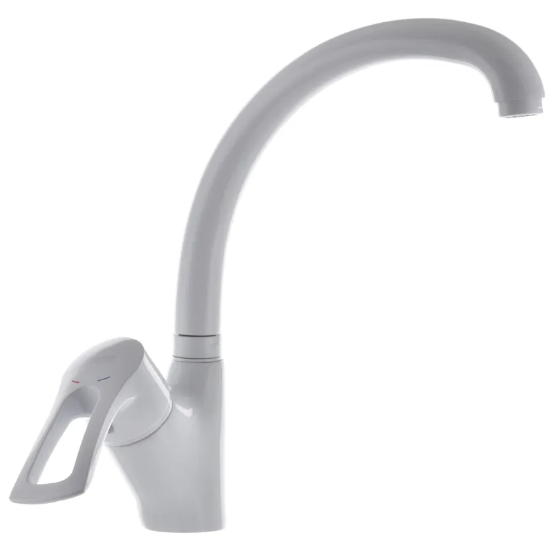 Смеситель для кухни Haiba Hansberg 011 White (HB0202)