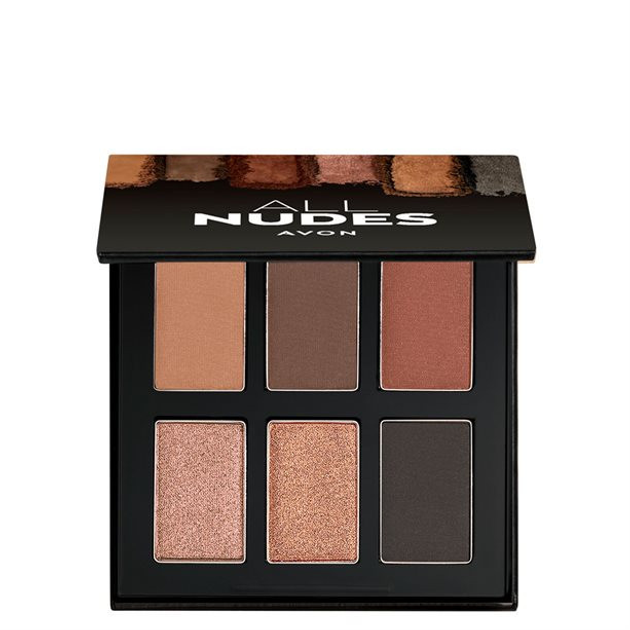 Палетка тіней для повік Avon All Nudes 6в1 (AV15398)