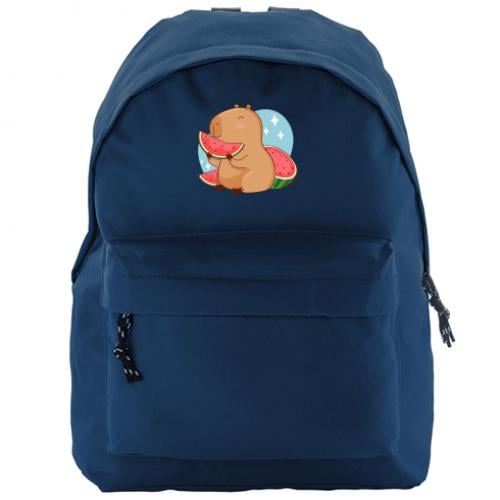 Рюкзак Compact Капибара с арбузом Синий (17874552-8-204138)
