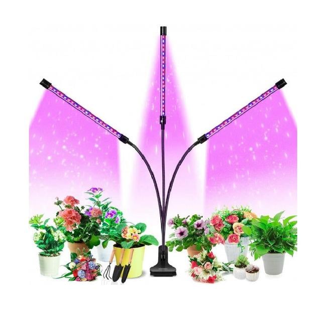 Лампа для рослин DEL Grow Light 60LED фітолампа для рослин Чорний (1010785-Black) - фото 10