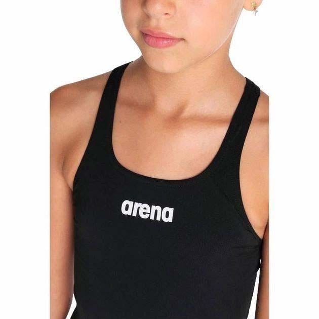 Купальник дитячий Arena TEAM SWIMSUIT SWIM PRO SOLID 140 см Чорний/Білий (004762-550 140) - фото 8