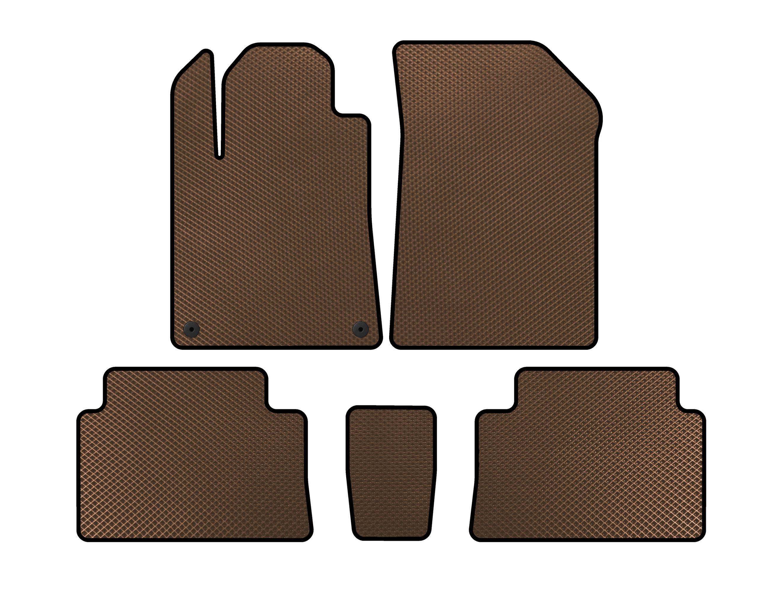 Коврики Digital Designs EVA для Citroen C-5 2001-2008 гг. этилвинилацетат Коричневый (141511)