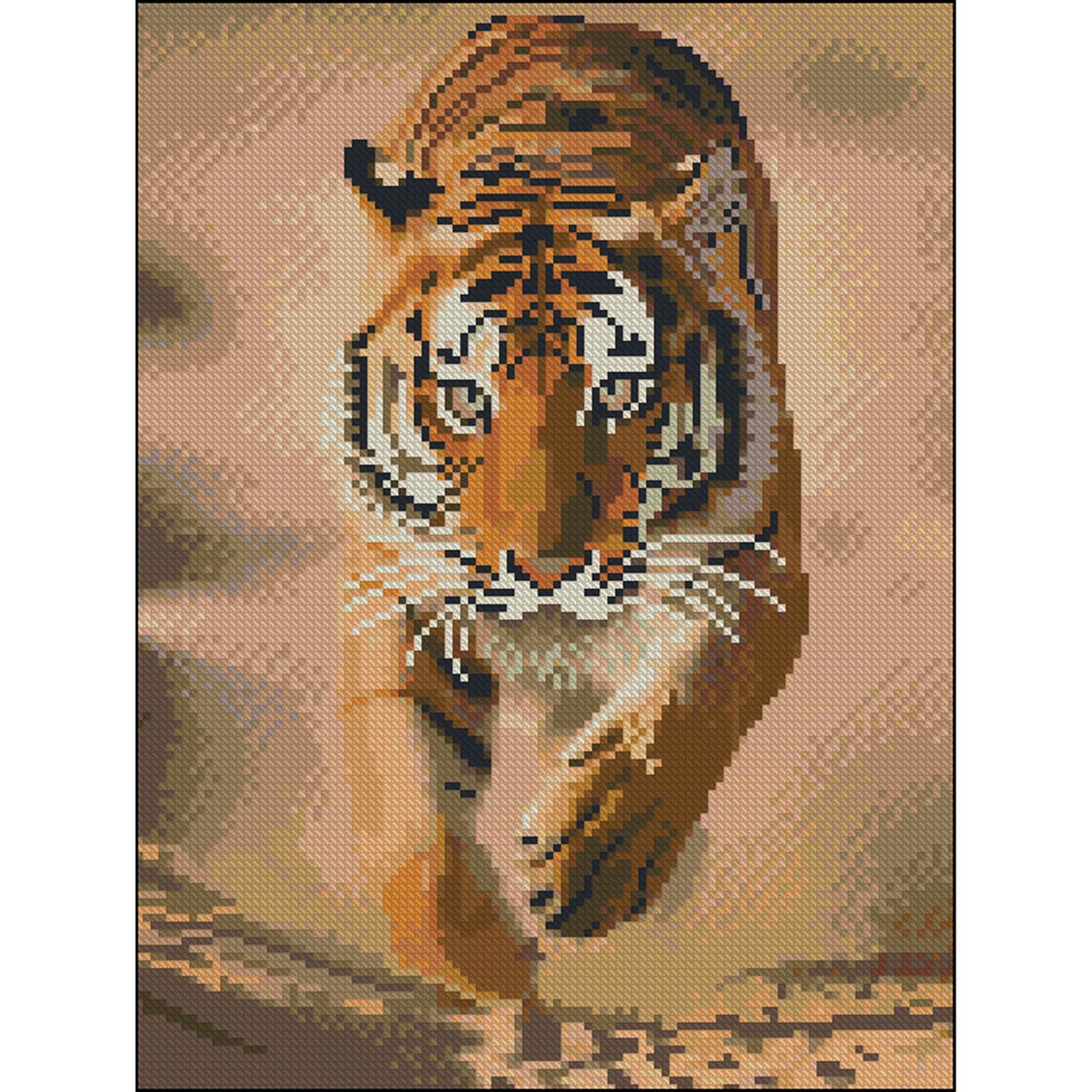 Алмазная мозаика Strateg Сила без подрамника 30х40 см (ZAV3040-51)