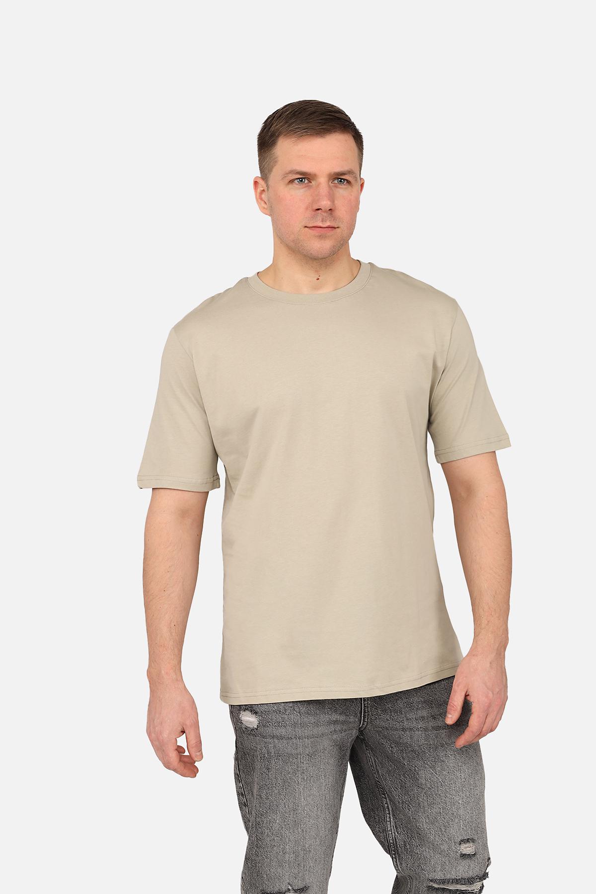 Футболка чоловіча ЦБ-00267769 з коротким рукавом р. 50 Оливковий (SKT001039031)