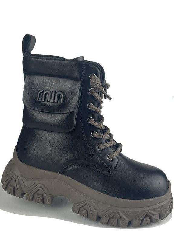 Ботинки зимние на овчине Jong Golf CN40410-30 р. 34 Черно-коричневый