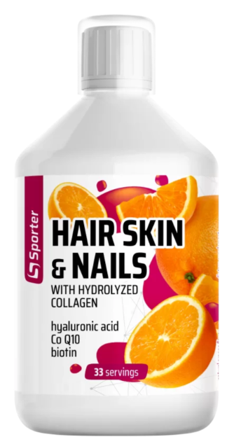 Комплекс витаминно-минеральный Sporter Hair Skin&Nails Апельсин 500 мл