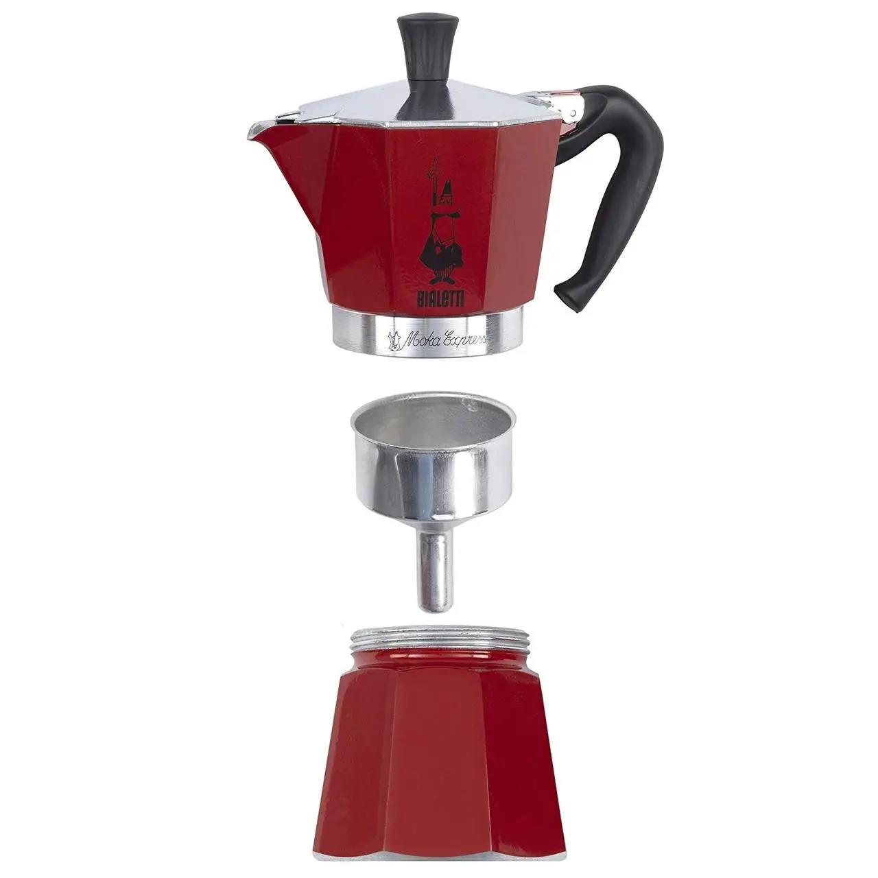 Гейзерна кавоварка Bialetti Moka Express Deco Glamour 6 чашок 270 мл (0009900) - фото 2