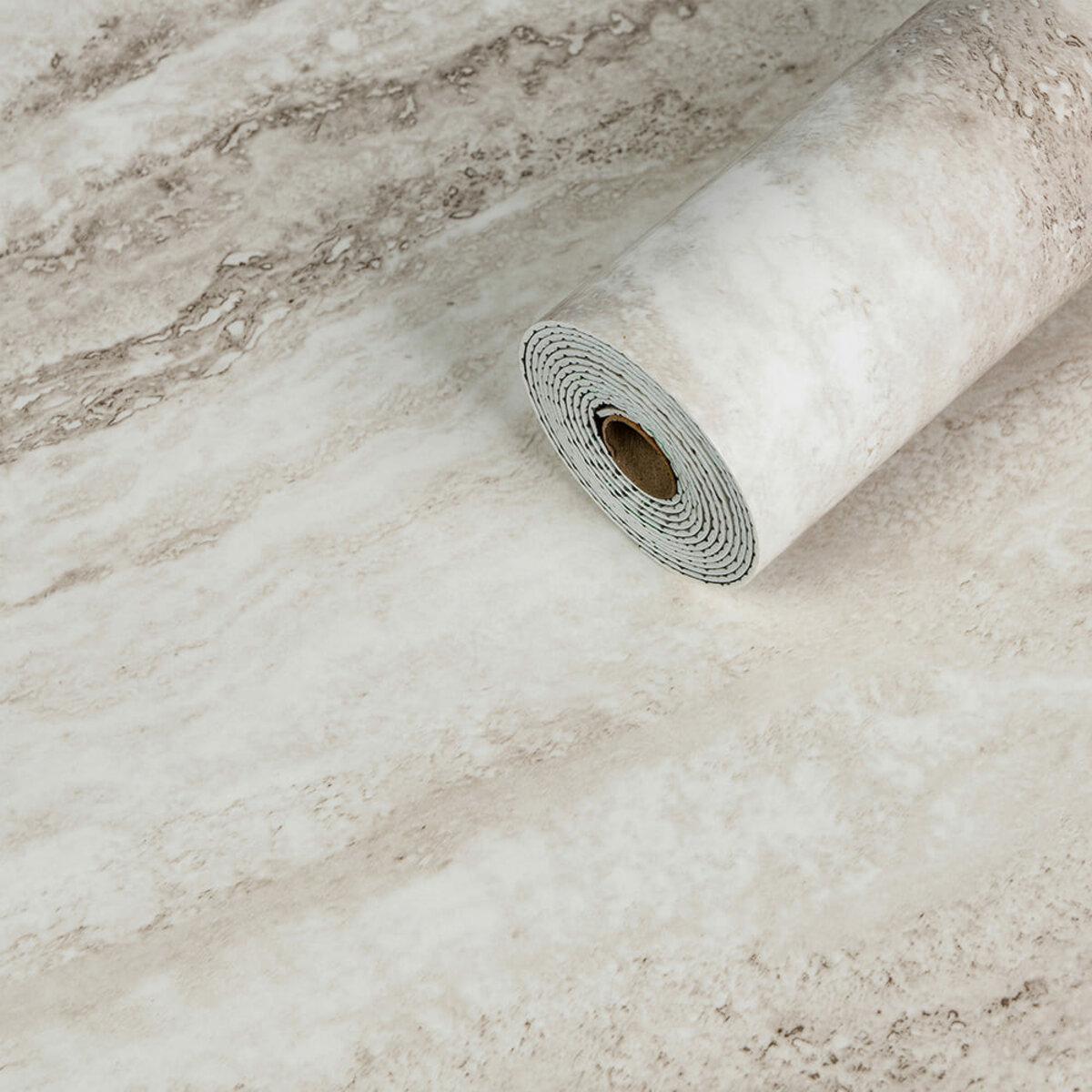 Плитка самоклеящаяся виниловая в рулоне 3000х600х2 мм глянец Перламутровый мрамор (SW-00001283)