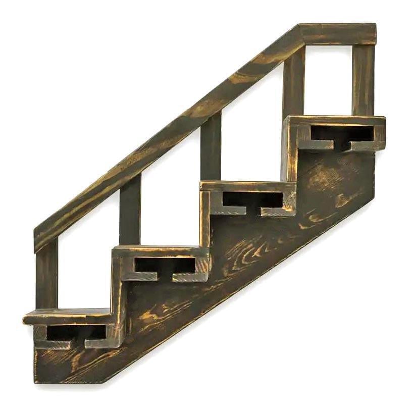 Полка для вина настенная из дерева Таянаги Рустикал (ПНК-026734)