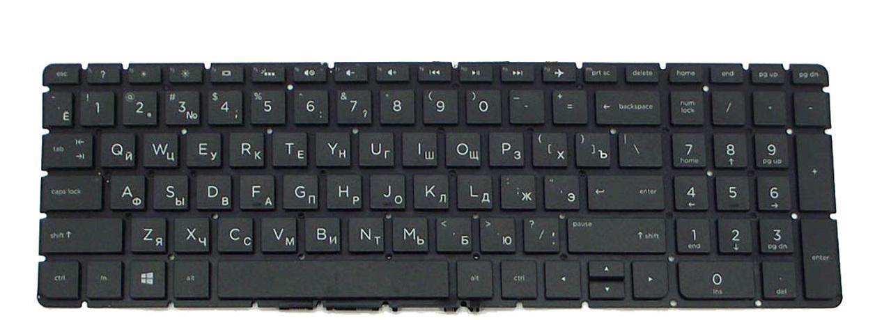Клавиатура для ноутбука HP Pavilion Envy 15T-AB с подсветкой клавиш матовая (832805-251)