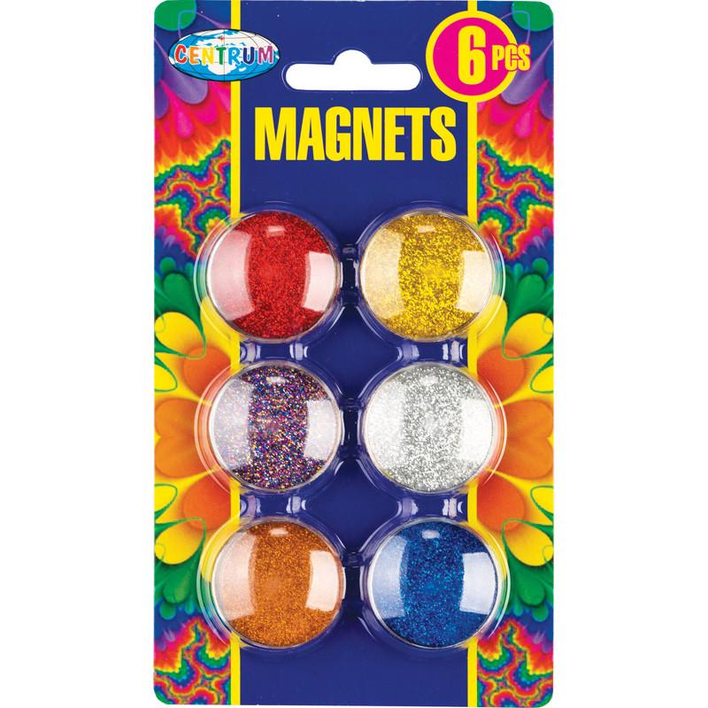 Магніти для дошки перламутрові Centrum 88804 6 шт. Glitter 35мм (2252837262)