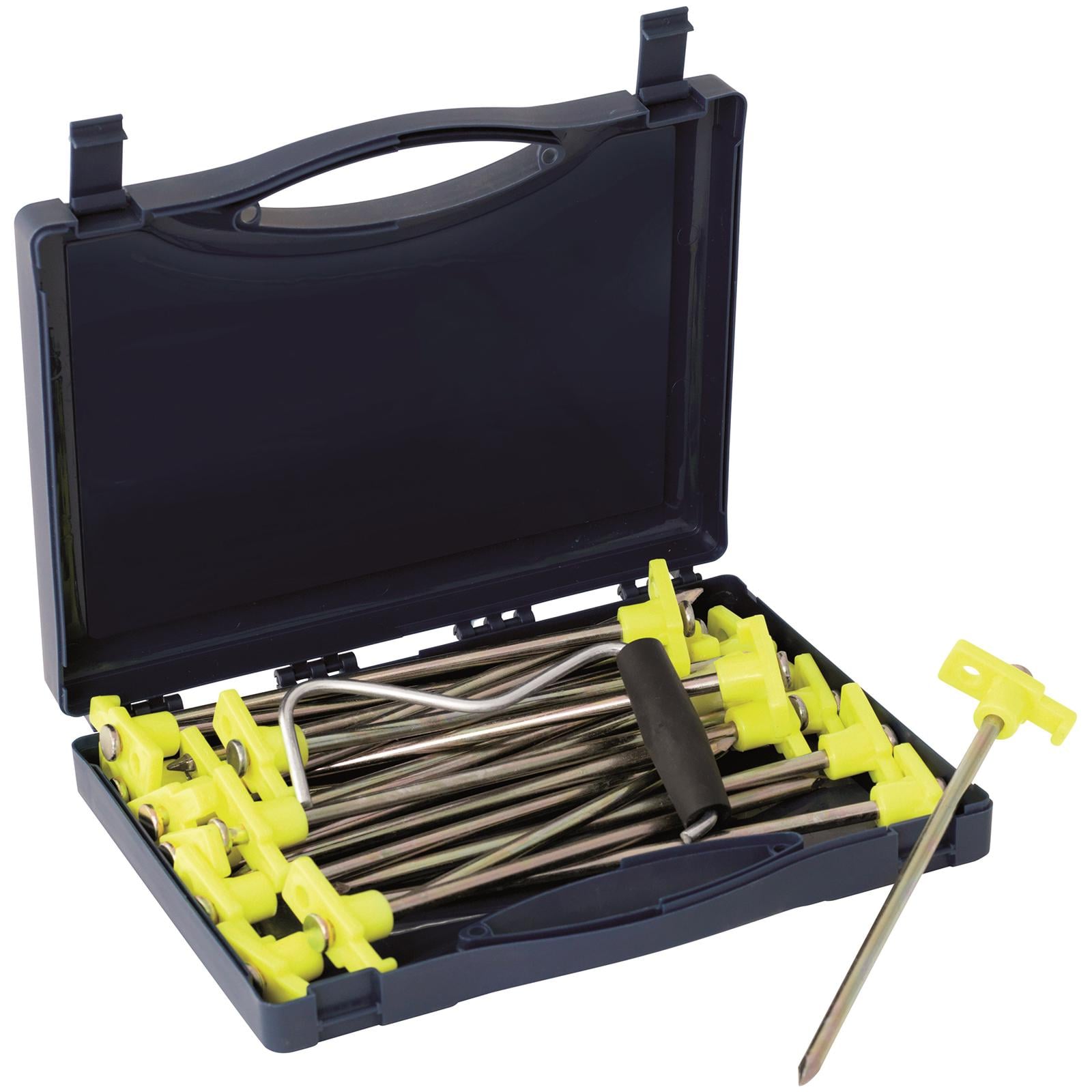 Колышки Outwell Spike Peg Box 24 см 20 шт. Luminous Green (650778)