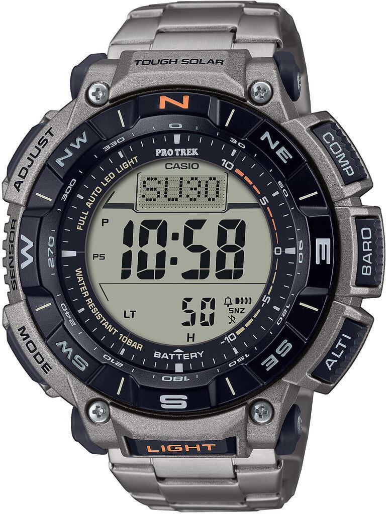 Наручные часы мужские Casio Pro Trek PRG-340T-7ER с водозащитой 100 м и подсветкой (3147515537)
