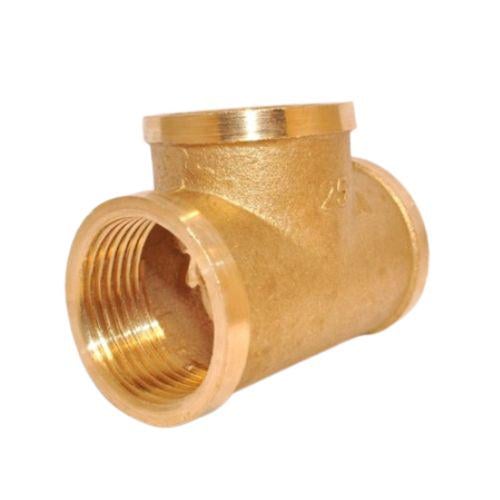 Тройник проходной Lexline К.0218-В 1" ВВВ усиленный латунь - фото 1 Тройник проходной Lexline К.0218-В 1" ВВВ усиленный латунь - фото 1