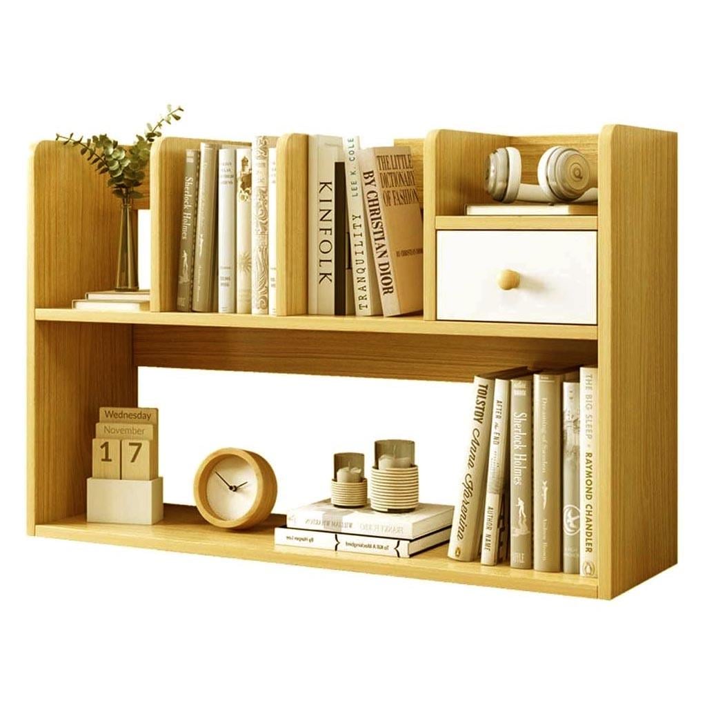 Полка-надстройка настольная из дерева Диамела карри-зефир (АКД-01560320)