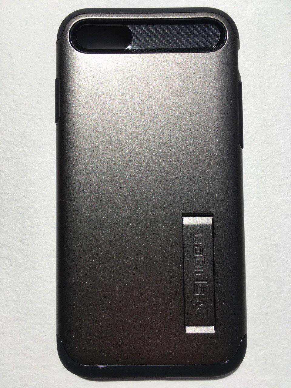 Чохол протиударний із підставкою Spigen Slim Armor ACS00887 для iPhone 7/8/SE SE 2 2020/2022 Gunmetal - фото 8