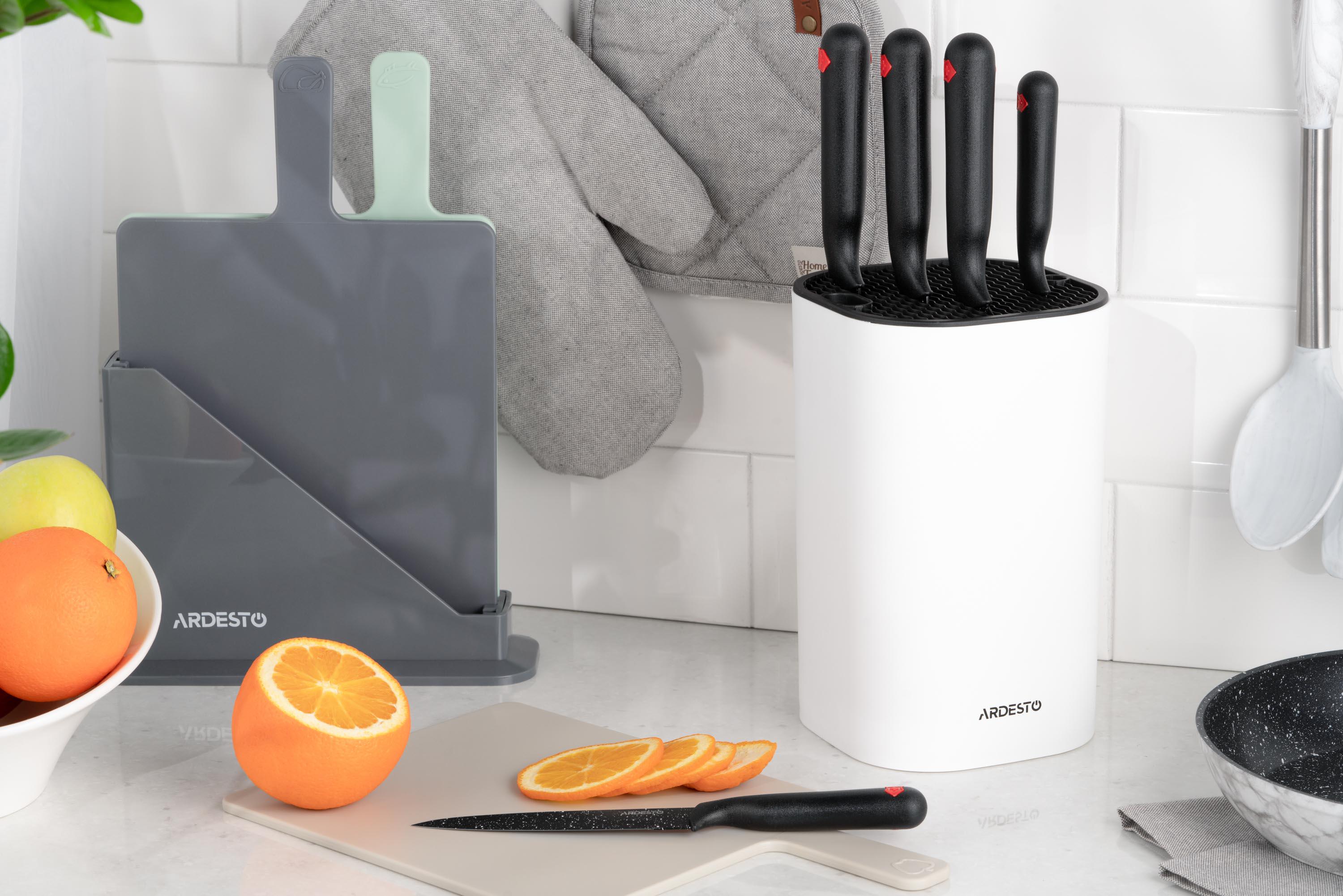 набор ножей Ardesto Black Mars 5 шт. Черный (30344491) - фото 4